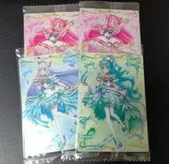 プリキュア ウエハース カード わんだふるぷりきゅあ 4枚