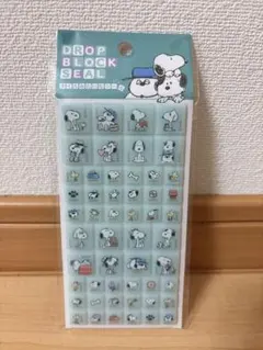 【正規品】PEANUTS DROP BLOCK SEAL スヌーピー