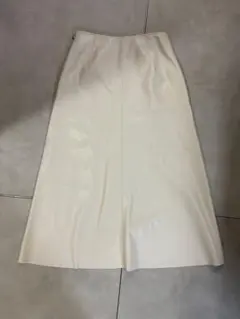 Spick&Span レザースカート　ホワイトSize 36