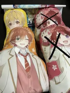 すとぷり　めちゃもふぐっとダイカットクッションセット　るぅと、ジェル