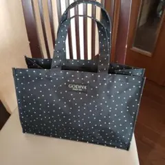 GODIVA トートバッグ 2025　ブラック　　未使用　ゴディバ　エコバッグ