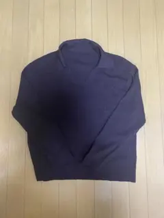 UNIQLOウォッシャブルニットリブポロセーター