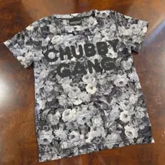 CHUBBYGANG 花柄 ロゴ Tシャツ 110cm　小さめ　速乾のサムネイル