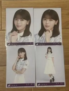 乃木坂46 42th シングル 是非に及ばず 封入生写真 岩本蓮加 4枚コンプのサムネイル