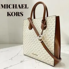 MICHAEL KORS MKシグネチャー トートバッグ シャーロット 極美品