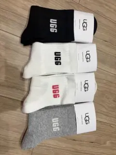 UGG （アグ）4足タグ付き2025新作レディース　メンズソックス23-27cm