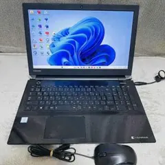 S124 TOSHIBAノートパソコンSSD第6世代WEBカメラWindow11のサムネイル