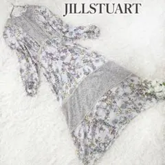 JILLSTUART ミックスフラワープリントワンピース 花柄 0 フェミニン