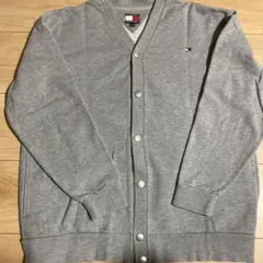 TOMMY HILFIGER スナップボタン カーディガン グレー Lのサムネイル