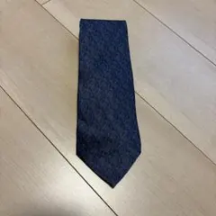 LANVIN PARIS ネクタイ シルク100% ブルー系 ハート柄のサムネイル