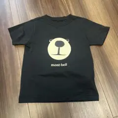 mont-bell クマプリント Tシャツ 100cm 黒