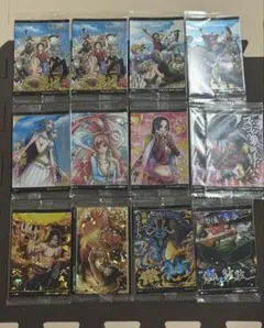 ワンピース　ウエハースカード　麦わらの一味　13枚まとめ売り