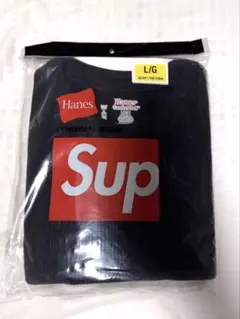 Supreme × Hanes シュプリーム ヘインズ サーマルクルー サイズM