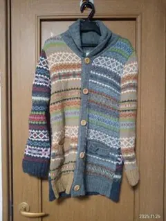 さ*じ様 Anti Ballistic ウールニットカーディガン F