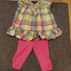 ラルフローレン　チュニックワンピース×スパッツのセット