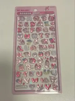 正規品　ボンボンドロップシール文字 マイメロディ