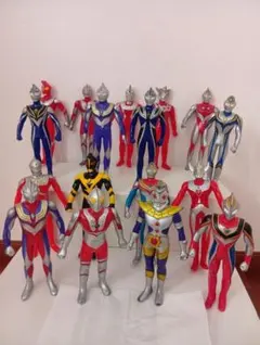 ウルトラマン ソフビ フィギュア １７体セット