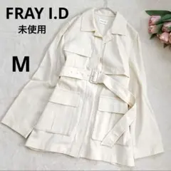 未使用 FRAY I.D サファリシャツジャケット 定価3万 アイボリー M