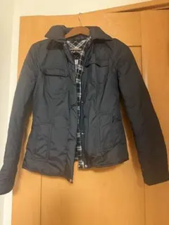 バーバリーロンドン ダウンジャケット ラクーン 3way ダークブラウン 40