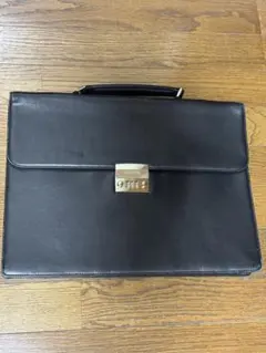 【最高級】1990年代ドイツ製 GOLD PFEIL レザーブリーフケース 黒のサムネイル
