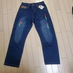 ☆新品、タグ付き☆チチカカ 刺繍パンツ刺繍デニムパンツ ズボンボトムス Lのサムネイル