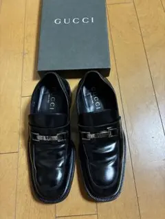 GUCCI メンズ ローファー ブラック 6 1/2 E 26cmのサムネイル