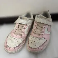NIKE ナイキ　スニーカー　19cm キッズ　子供　ピンク×ホワイト