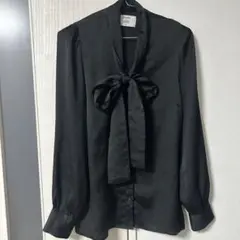 jouetie　BIGリボンタイブラウス　シャツ　M　ブラックのサムネイル