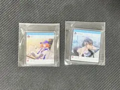 ブルーアーカイブ　SNS風アクリルマグネット　トレーニング部　レイ　スミレ