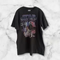 STAR WARS Tシャツ L ブラック ダースベイダー