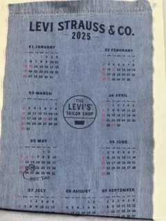 2025年最新】Levi's 年：2025 壁掛けカレンダーの人気アイテム - メルカリ