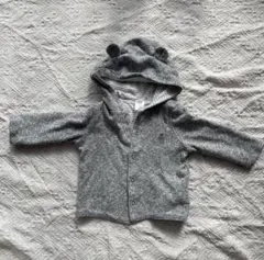 GAP フリースアウター グレー