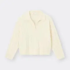 GU パフィータッチスキッパーケーブルセーター Sサイズ