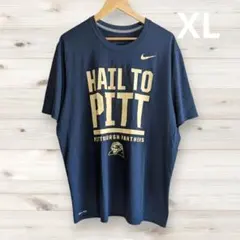 Nike DRI-FIT ネイビー Tシャツ HAIL TO PITT