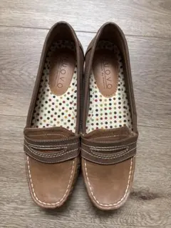 NUOVO キャメル ローファー 22.5cm〜23.0cm