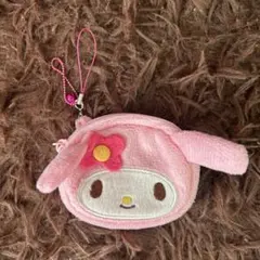 【新品未使用】マイメロディ フリースポーチ ピンク