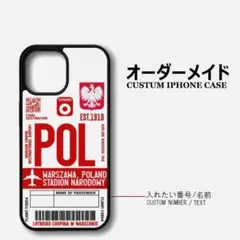 オーダーメイド アイフォンケース Football ポーランド代表 W杯