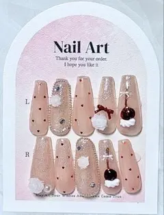 ネイルチップ 春デザイン【5/31販売終了】ワンホン 韓国 キラキラ 可愛い