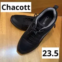 極美品チャコット Chacott ダンススニーカー ミドルカット24.5cm 黒