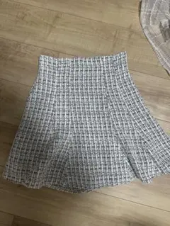 riendaツイードミニスカート