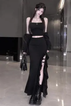 SHEIN ロングスカート