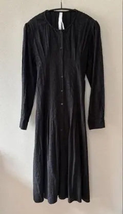 【美品】マーレット パフスリーブコットンワンピース マンハッタン ロング 人気 美品】マーレット パフスリーブコットンワンピース マンハッタン