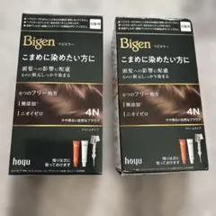 Bigen リビカラー 4N やや明るい自然なブラウン 2個セットのサムネイル