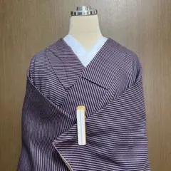 斜め縞模様　小紋