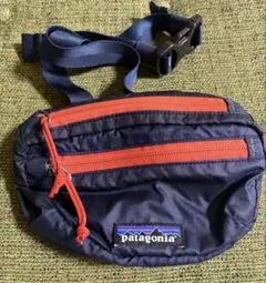 patagonia ボディバッグ 青/オレンジ