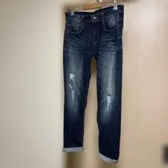 Nicole スキニーデニム ダークブルー