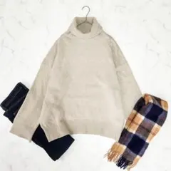 EVERYDAY I LIKE Aries タートル プルオーバー ベージュ F