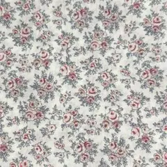 377 リバティ カットクロス 25×20cm アビーブーケ プラムレッド