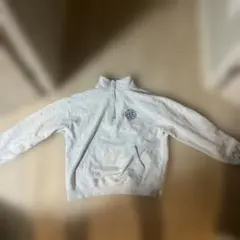 HUF グレー ハーフジップトレーナー