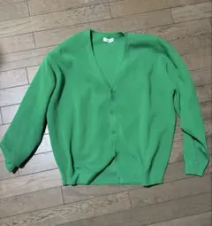 【値下げ】wego カーディガン　ニット　グリーン　緑